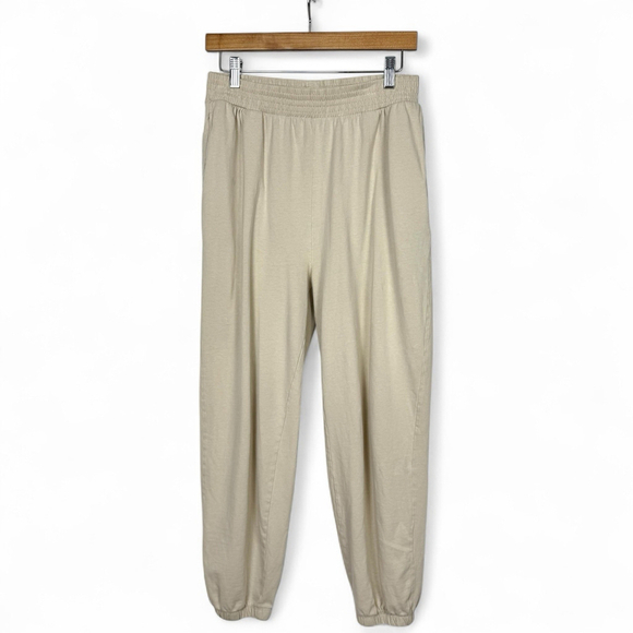 Zara Pants - Women's Zara Cotton Jogger Pants Beige Size Medium